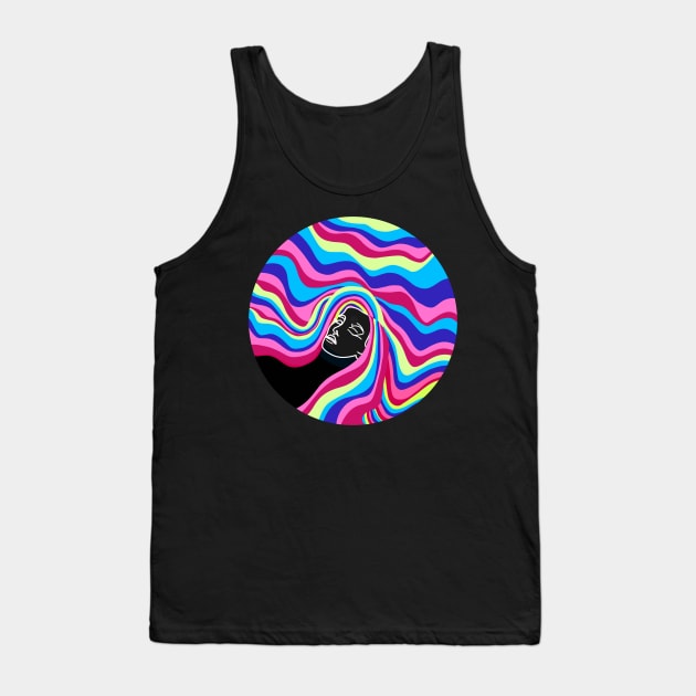 Vinyl Record - Nefelibata Tank Top by SwasRasaily